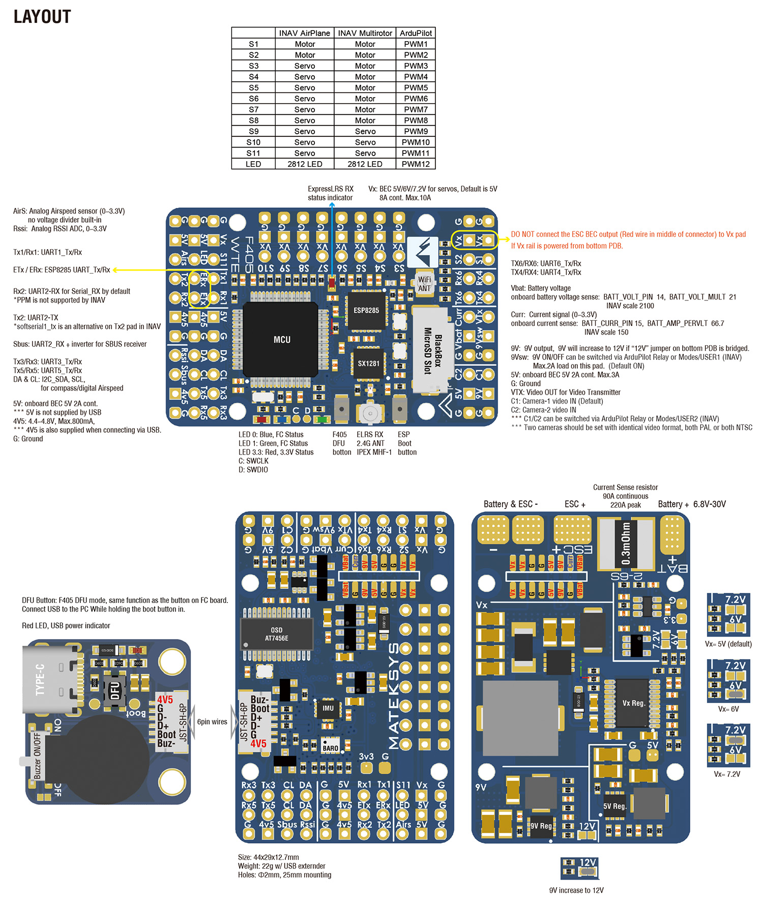 Matek F405-WTE