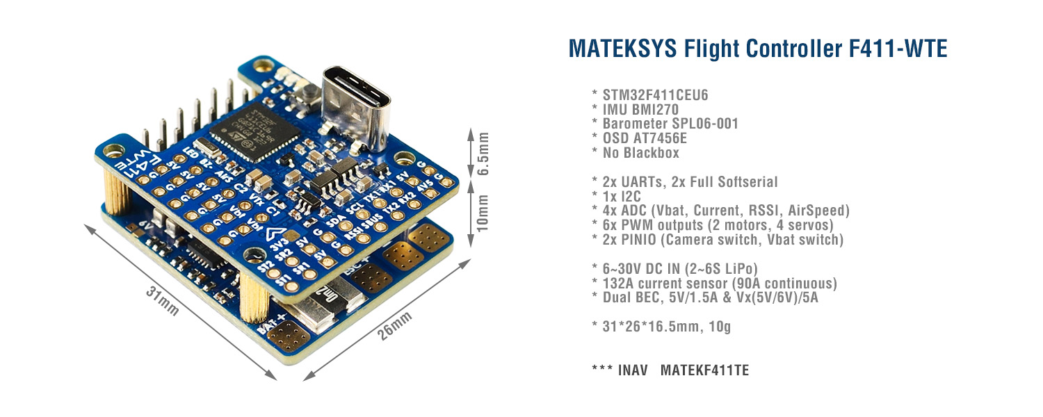 Matek F411-WTE