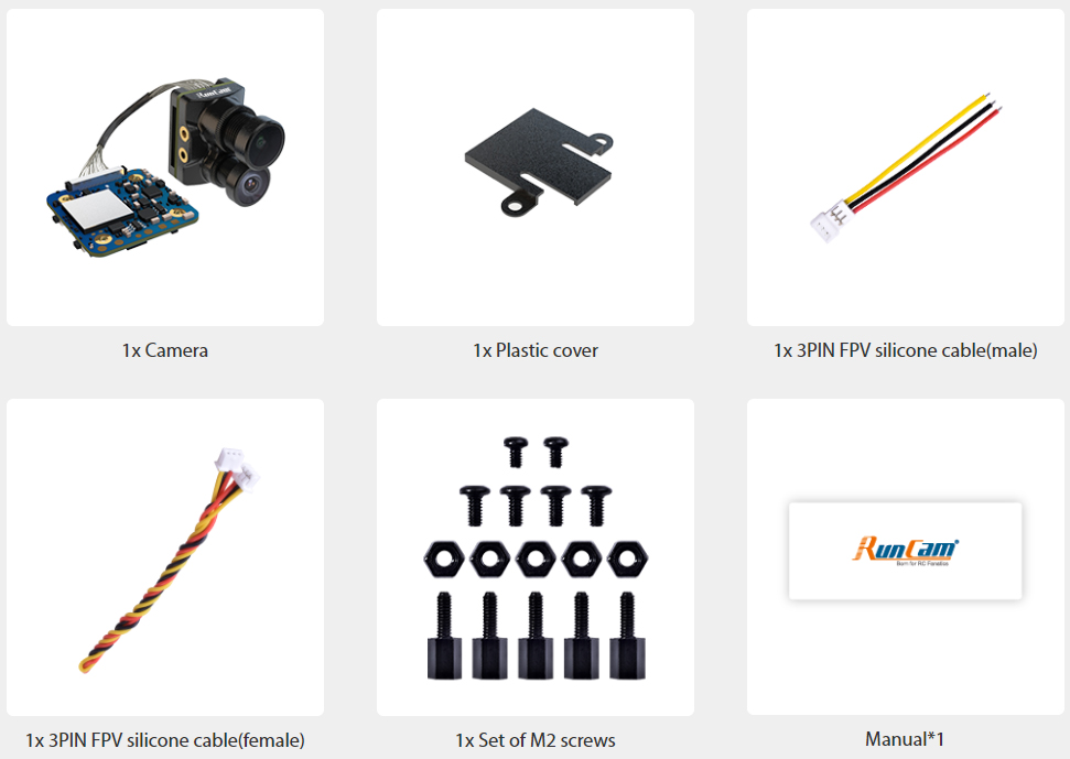 RunCam Hybrid комплектація
